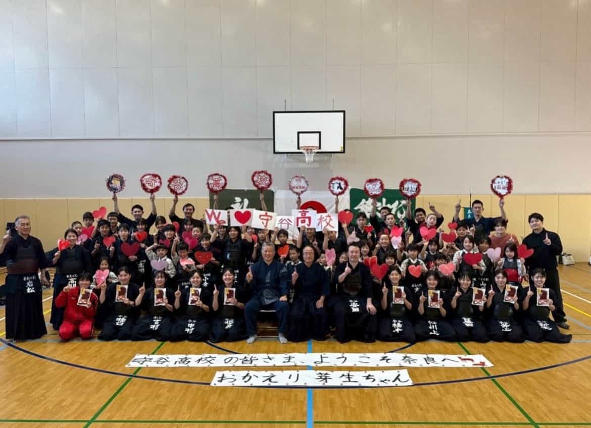 守谷高校の皆さんと合同稽古