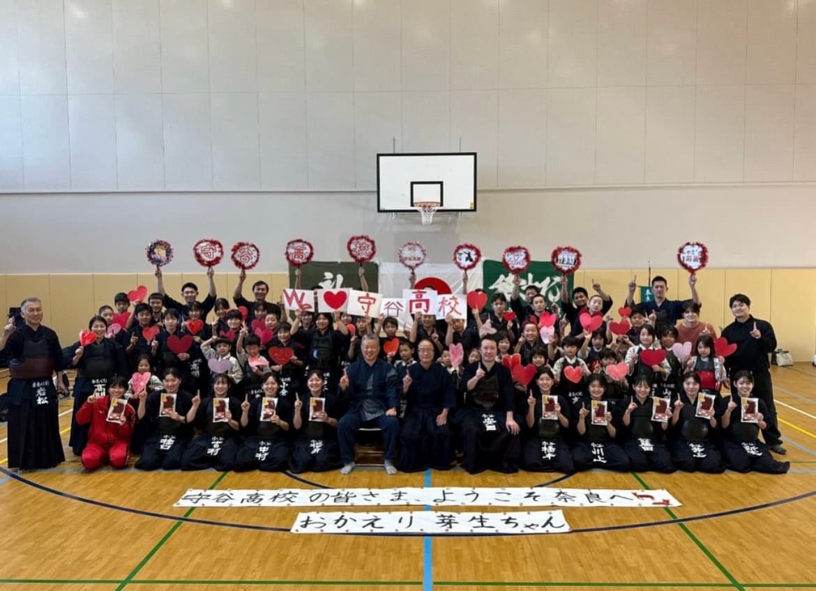 守谷高校の皆さんと合同稽古